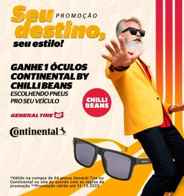 Banner da promoção com homem estiloso usando óculos da Chillibeans